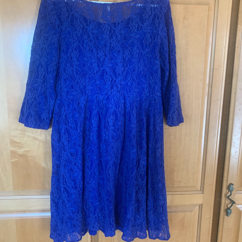 Free People Blue Knit Dress